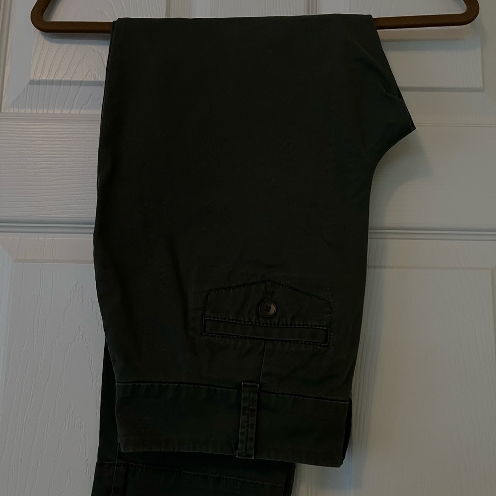 Talbots Petite Forest Green Ankle Chino